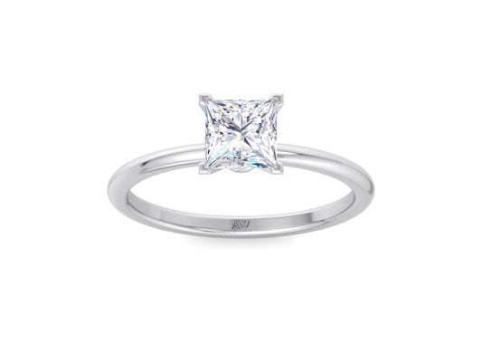 Princess Cut Moissanite Ring for Her
